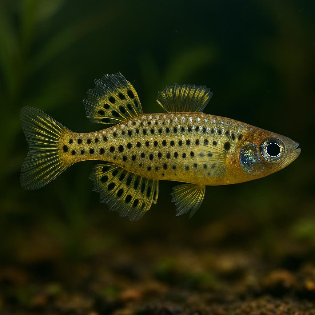 AI-generated illustration of Spotted blue-eye