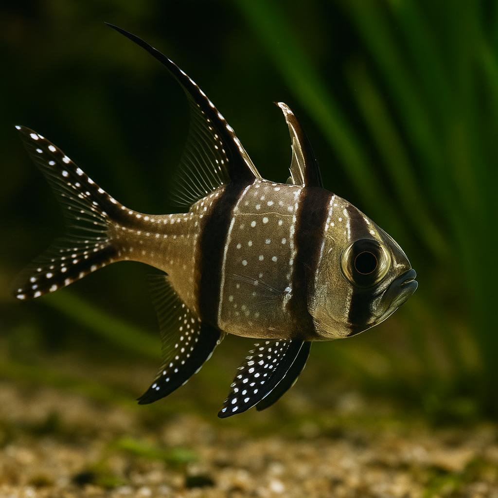 AI-generated illustration of Banggai Cardinalfish