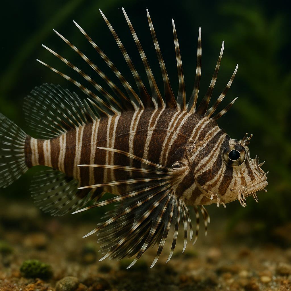 AI-generated illustration of Broadbarred firefish