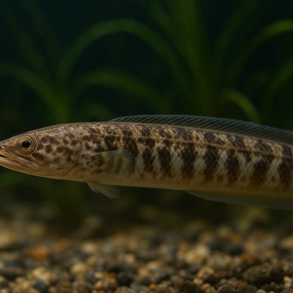 AI-generated illustration of Blackspotted snake eel
