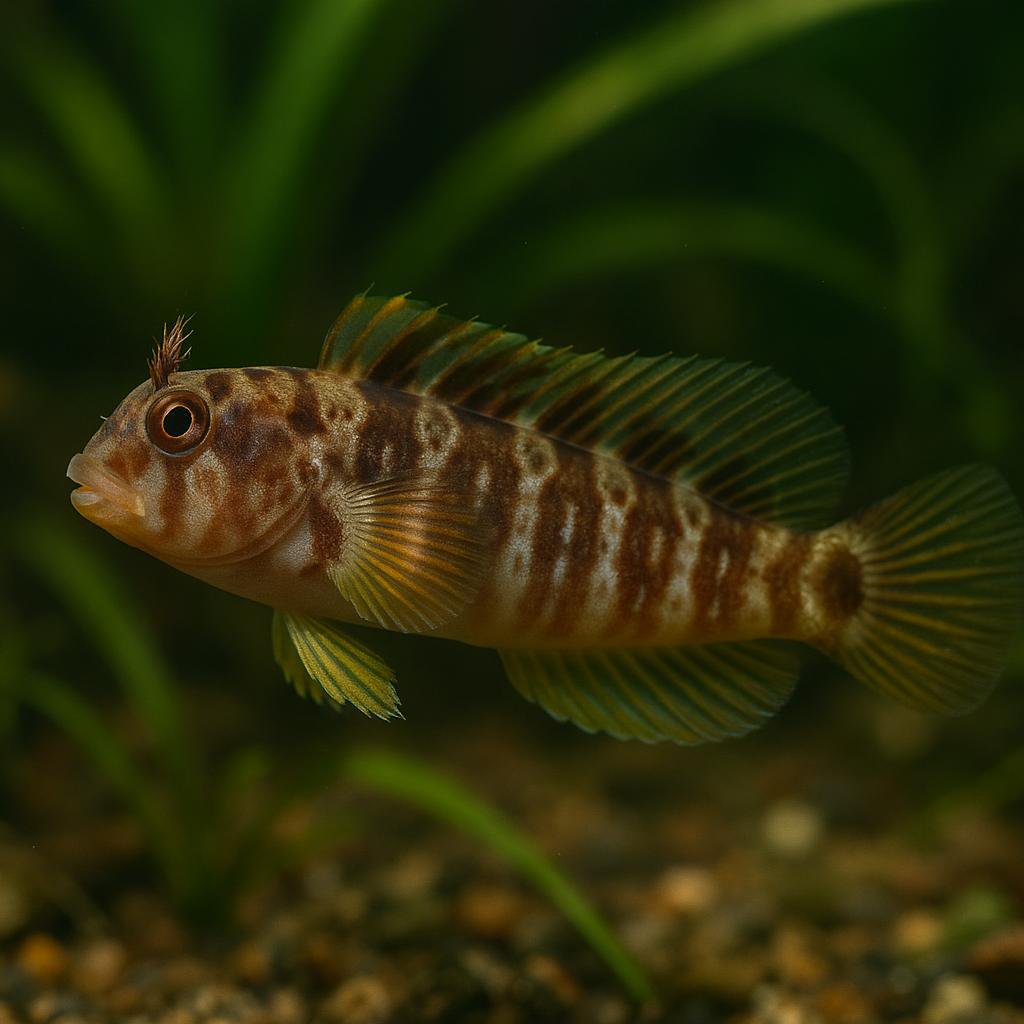 AI-generated illustration of Papuan blenny