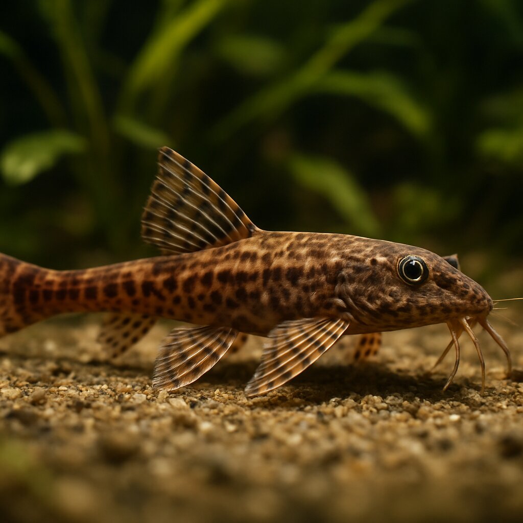 AI-generated illustration of Beni whiptail catfish