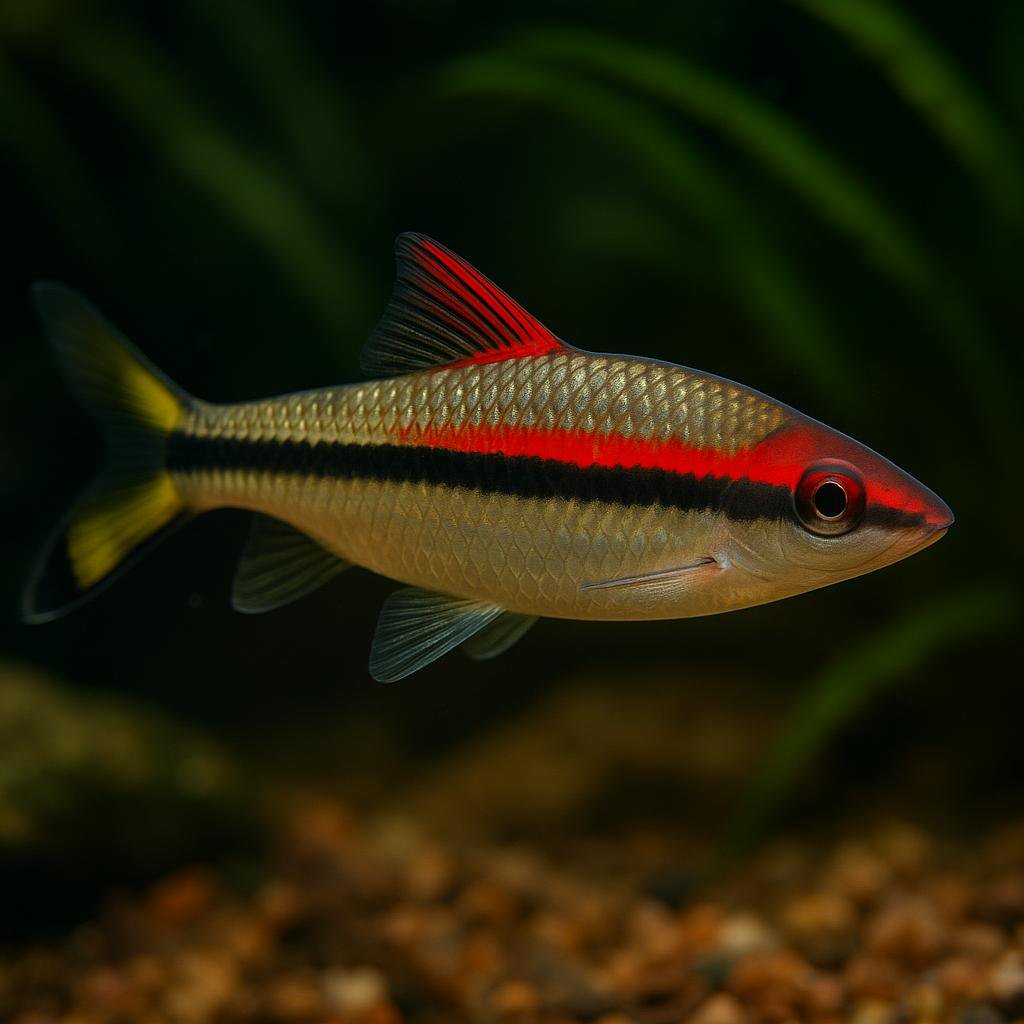 AI-generated illustration of Denison barb