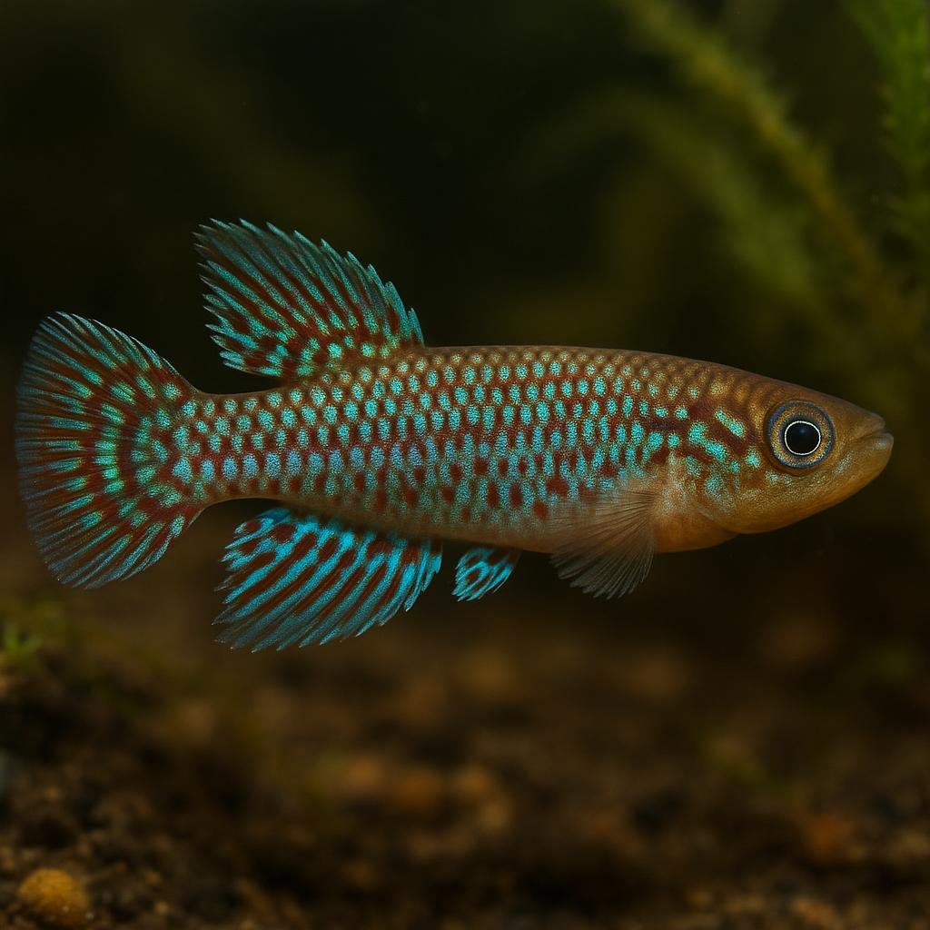 AI-generated illustration of Similis annual killifish