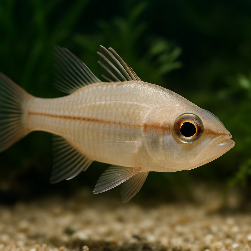 AI-generated illustration of Pale cardinalfish