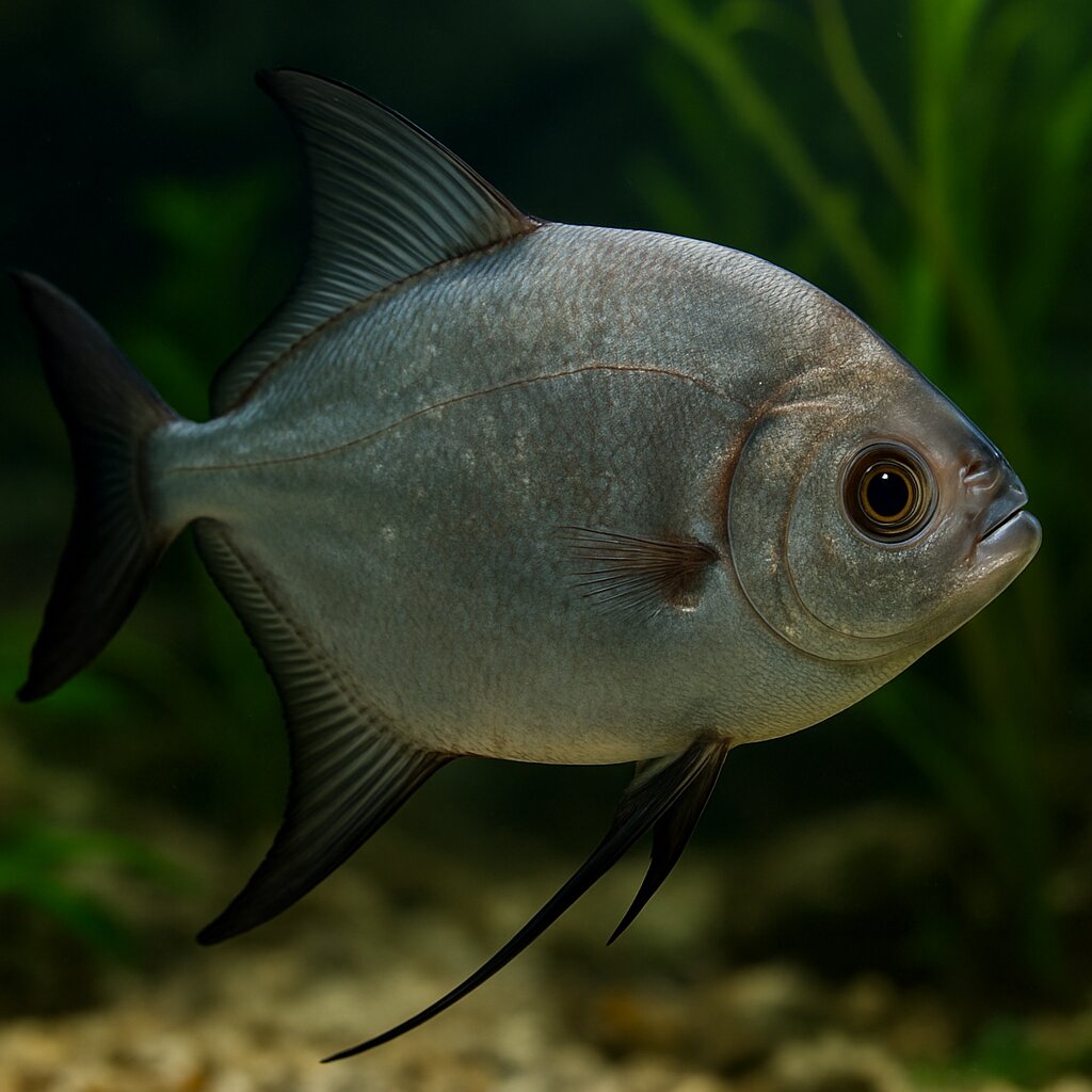 AI-generated illustration of Keeltail pomfret