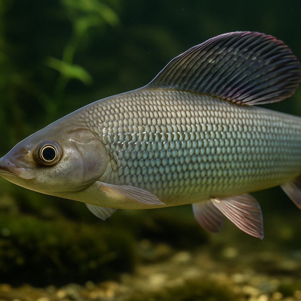 AI-generated illustration of Baikal white grayling