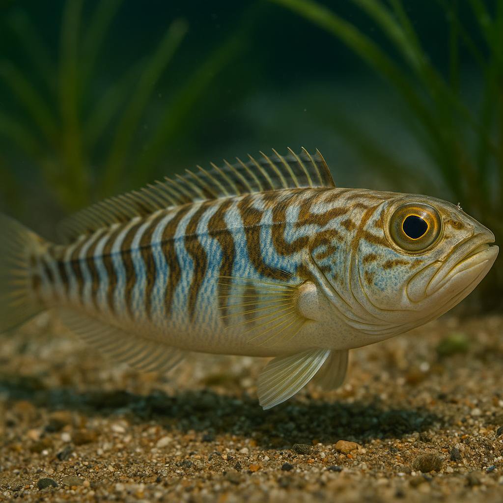AI-generated illustration of Striped weever