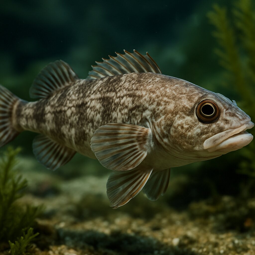 AI-generated illustration of Blunt scalyhead