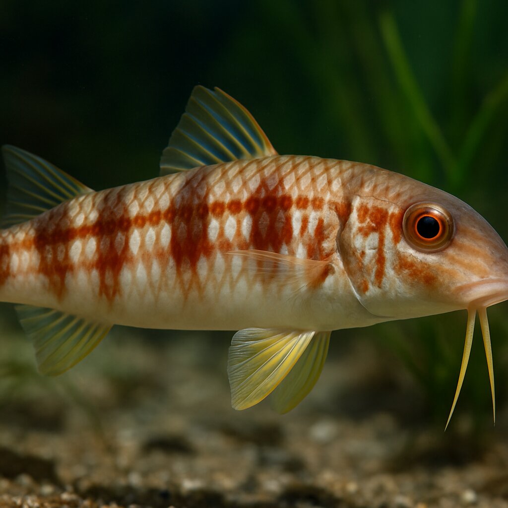 AI-generated illustration of Ochre-banded goatfish
