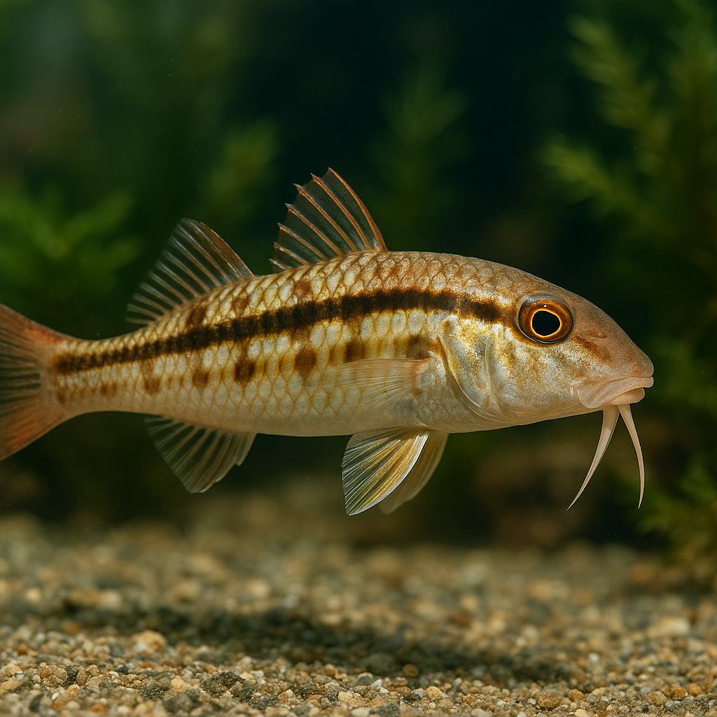 AI-generated illustration of Longfin goatfish