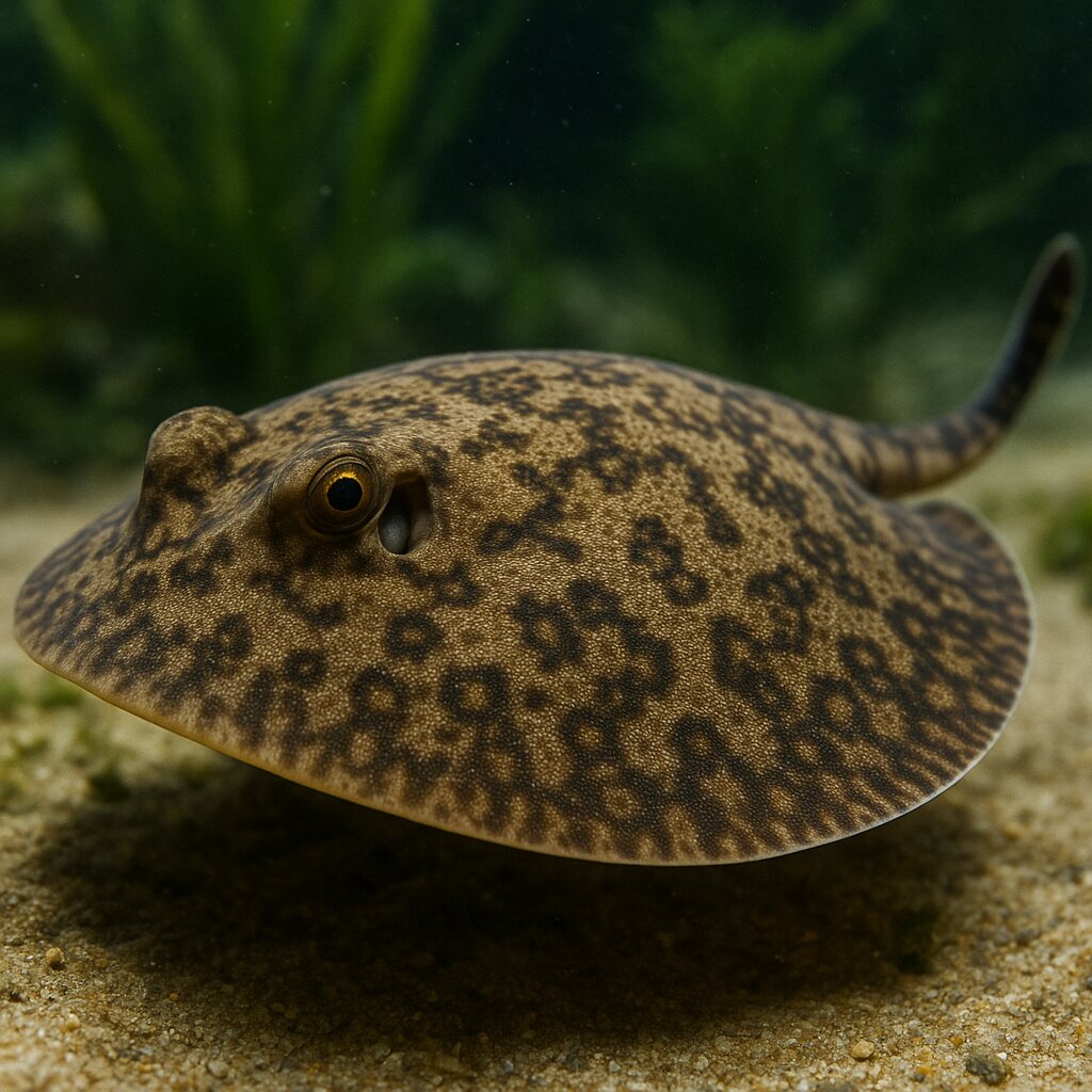 AI-generated illustration of Chilean round stingray