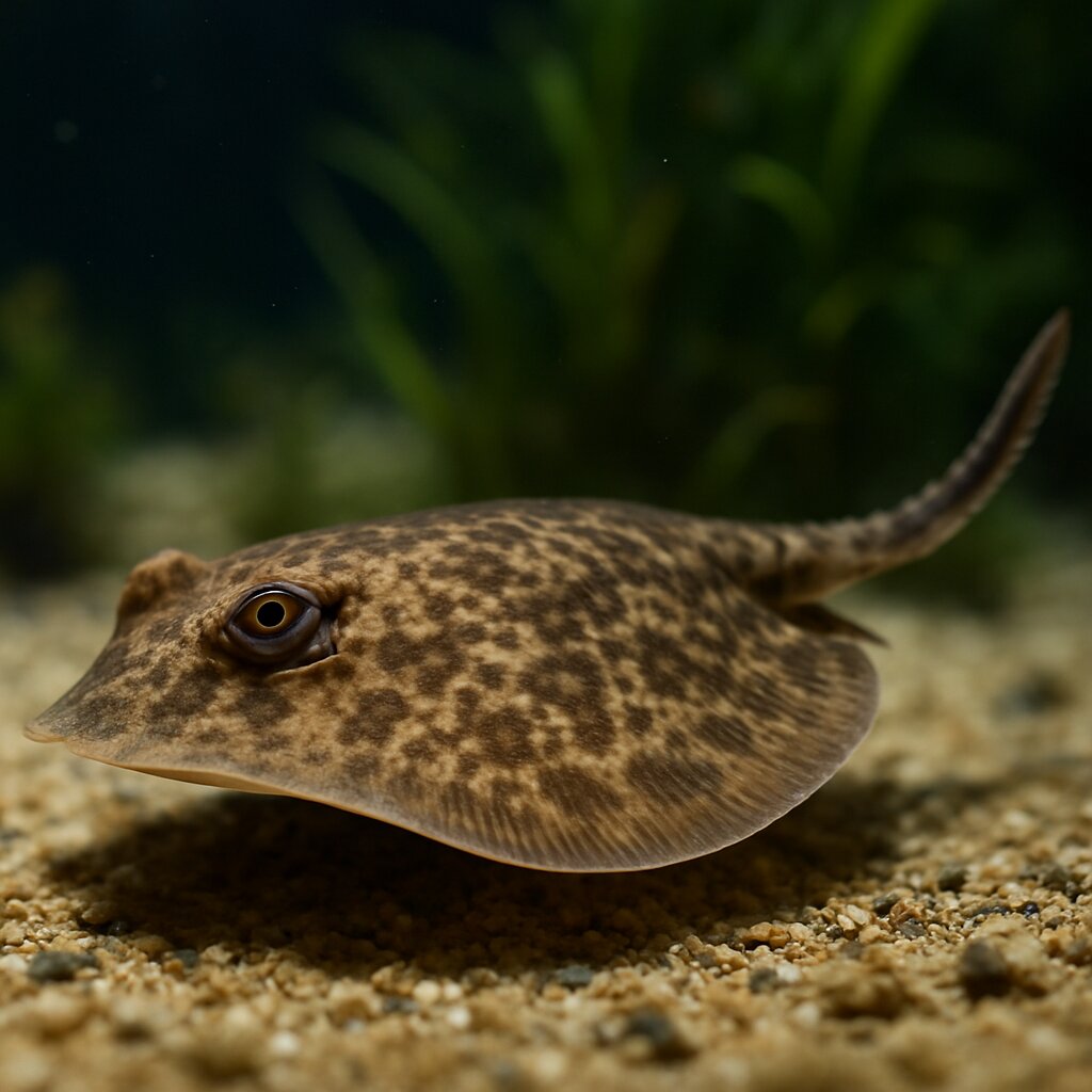 AI-generated illustration of Spine-tailed round ray