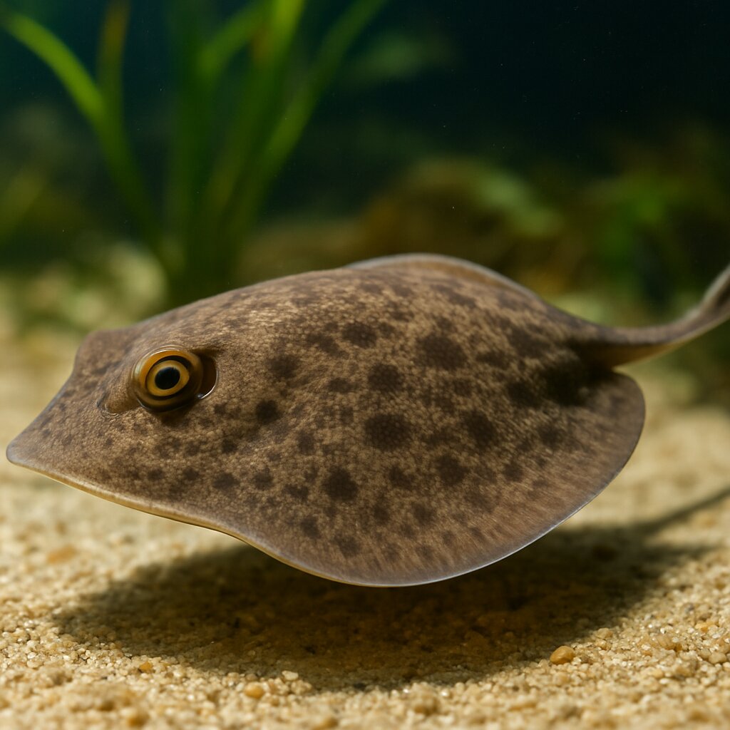 AI-generated illustration of Chilean round stingray