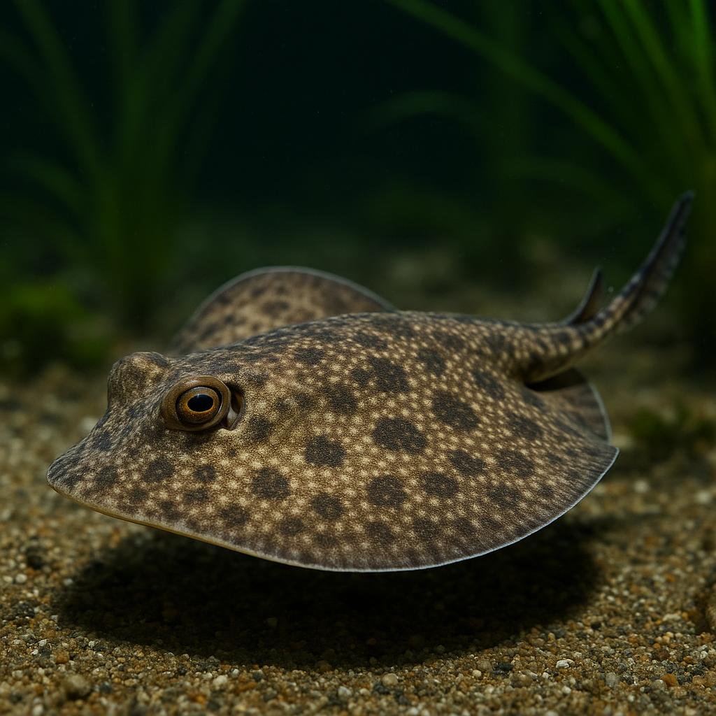 AI-generated illustration of Saw-spined round ray