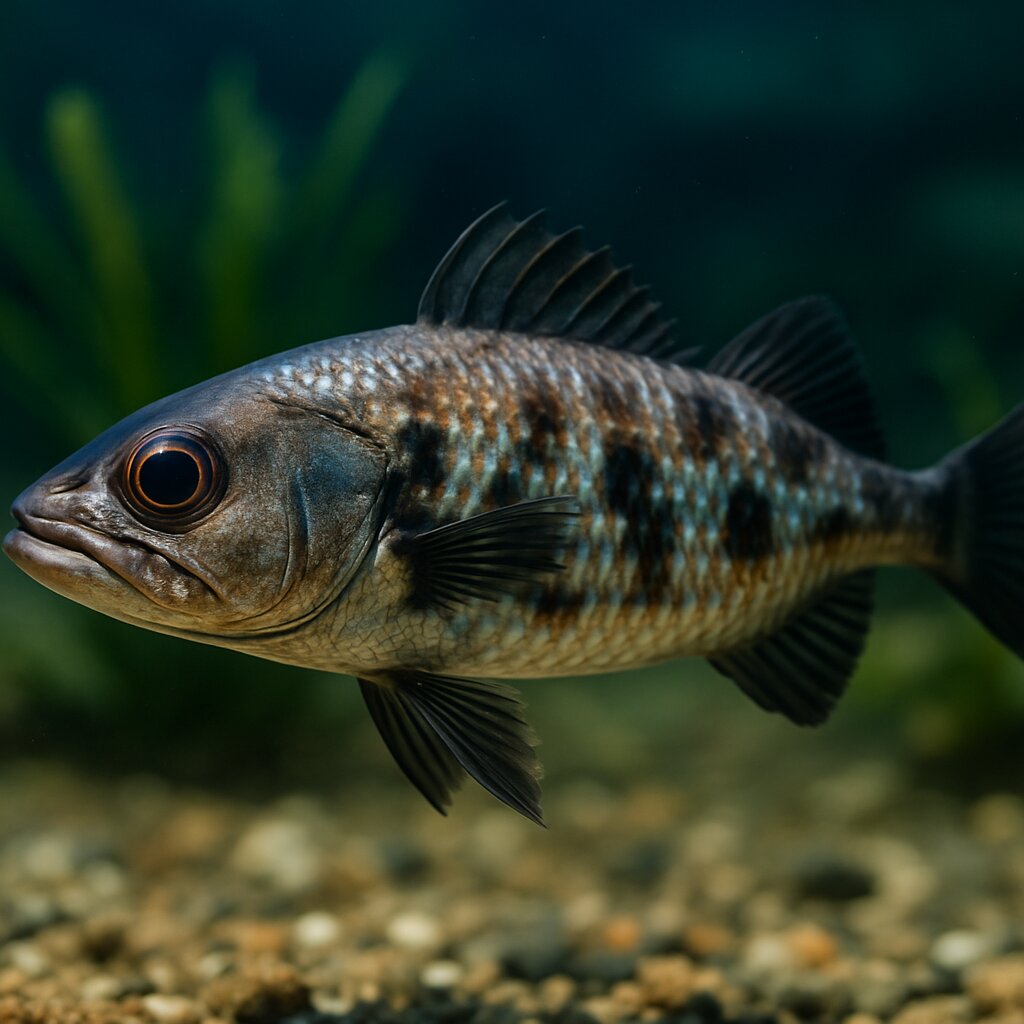 AI-generated illustration of Antarctic dragonfish