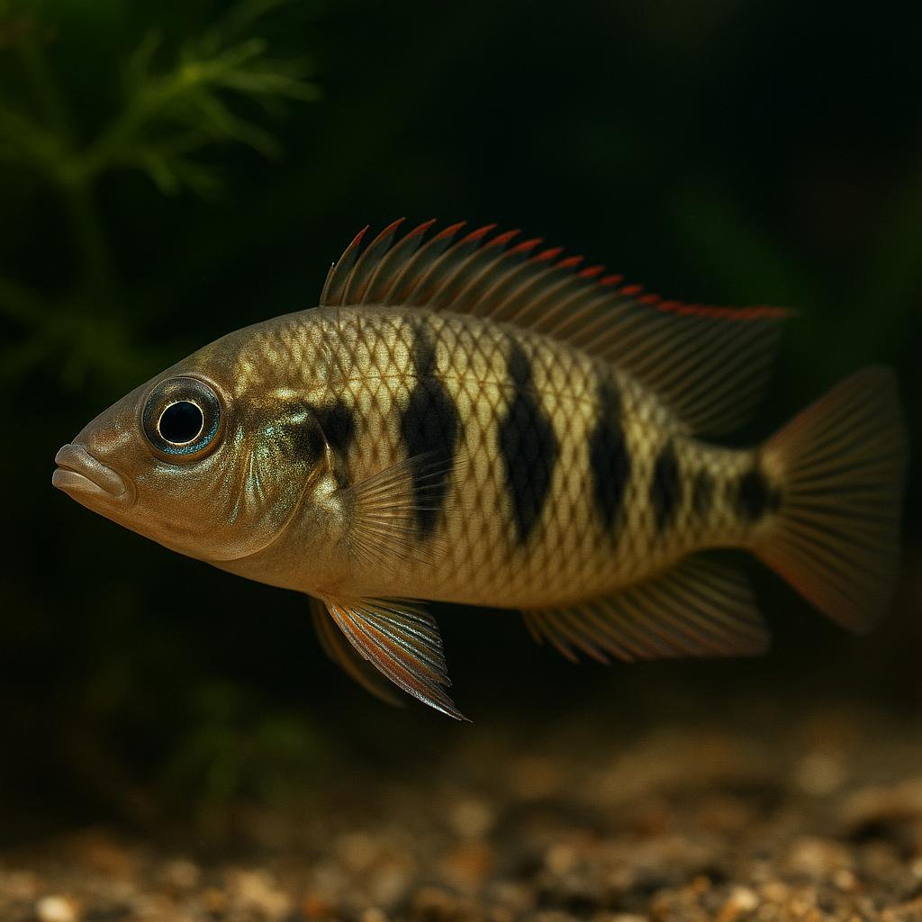 AI-generated illustration of Bandi cichlid