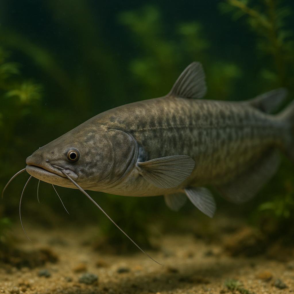 AI-generated illustration of Freshwater shark