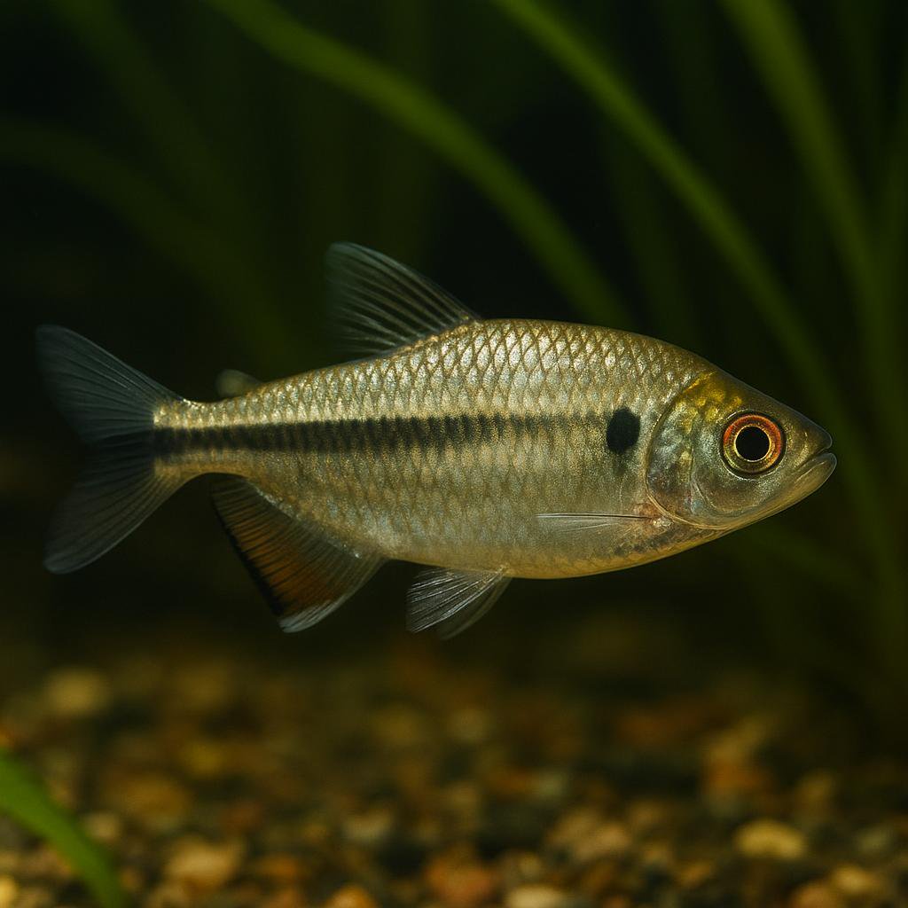 AI-generated illustration of Long-finned glass tetra
