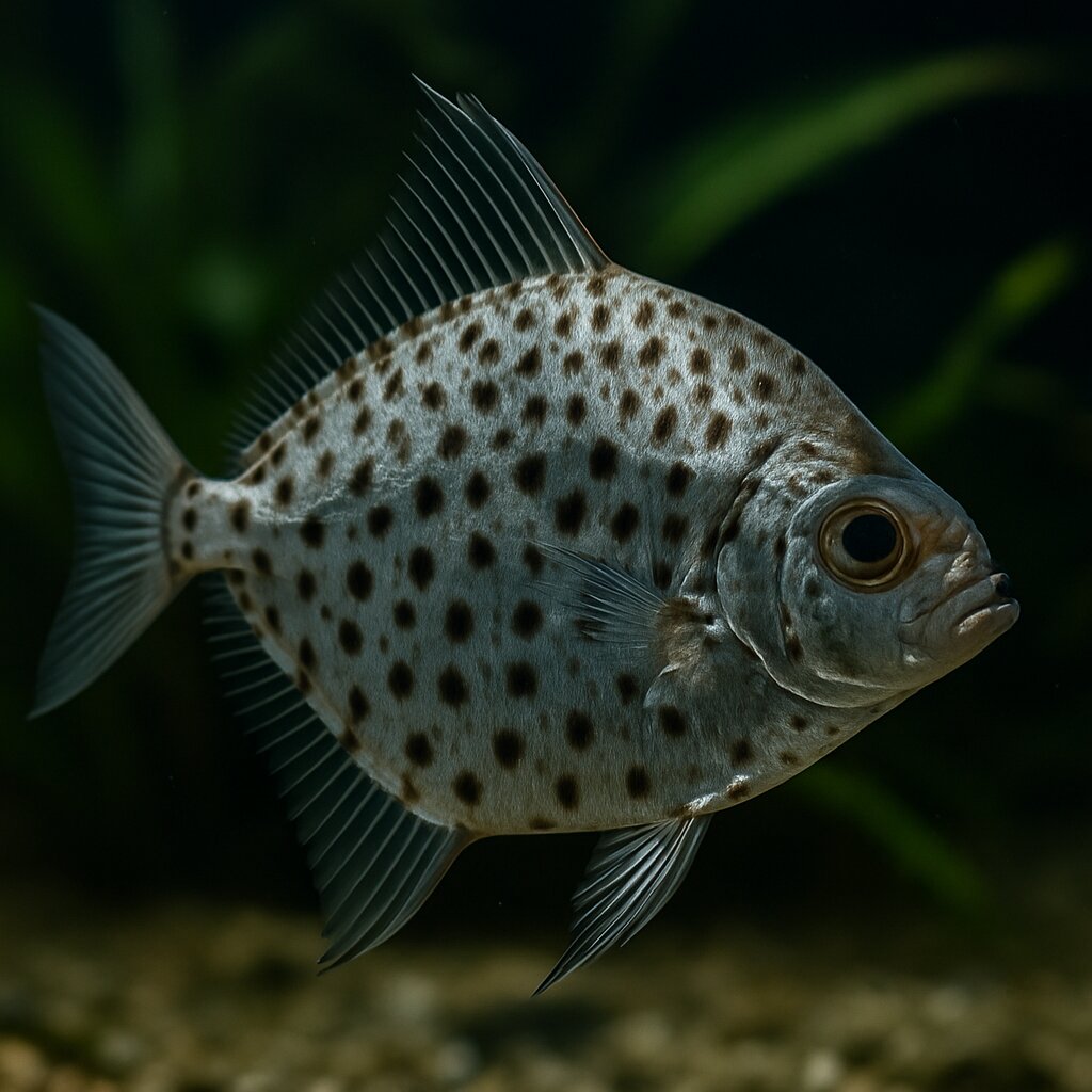 AI-generated illustration of Spotted tinselfish
