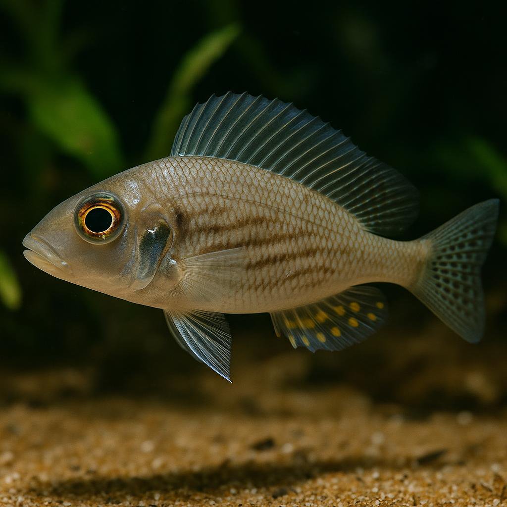 AI-generated illustration of Papilio cichlid