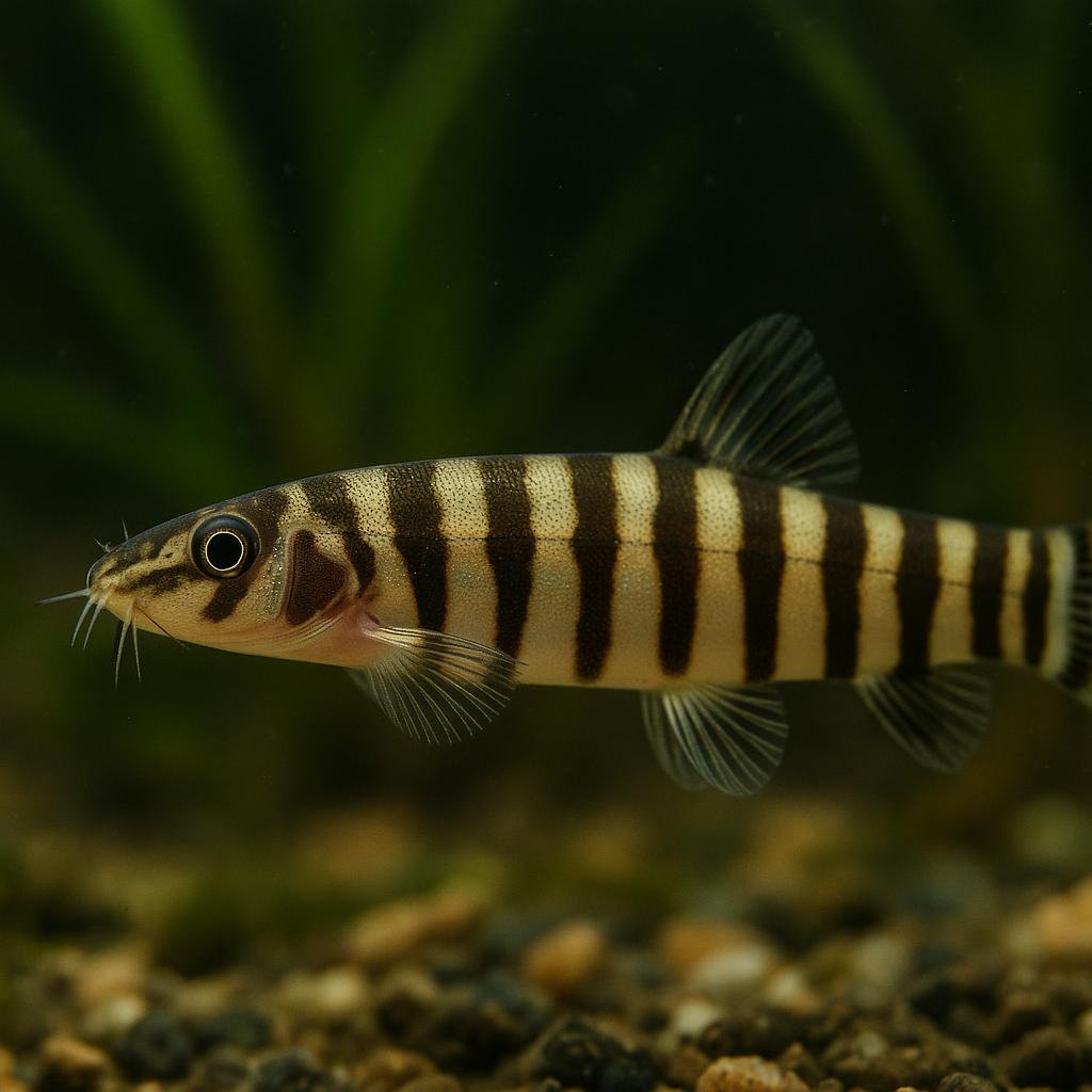 AI-generated illustration of Hovering Zebra Loach