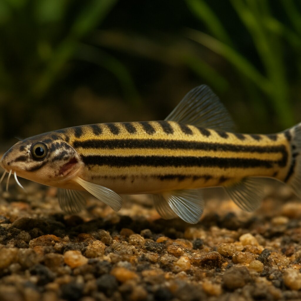 AI-generated illustration of Horizontal stripe Yunnan loach