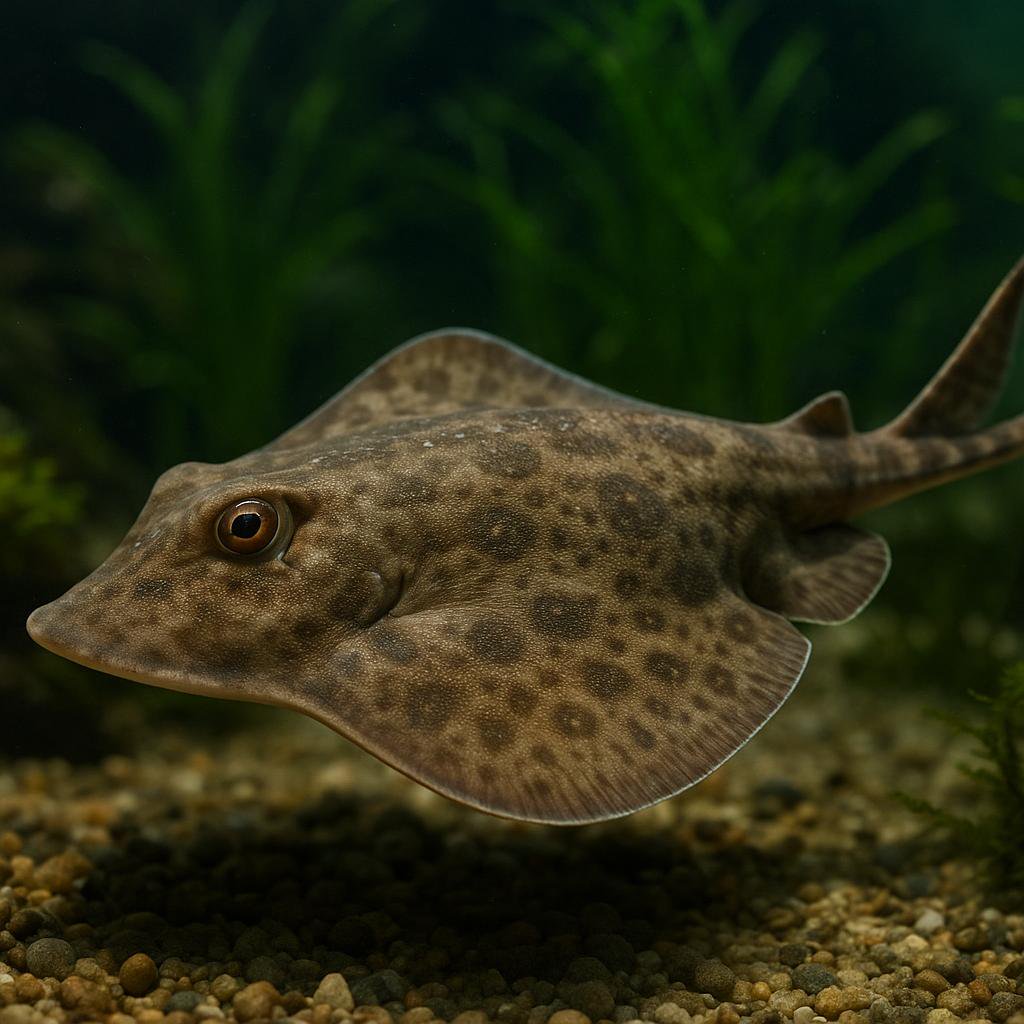 AI-generated illustration of Yellownose skate