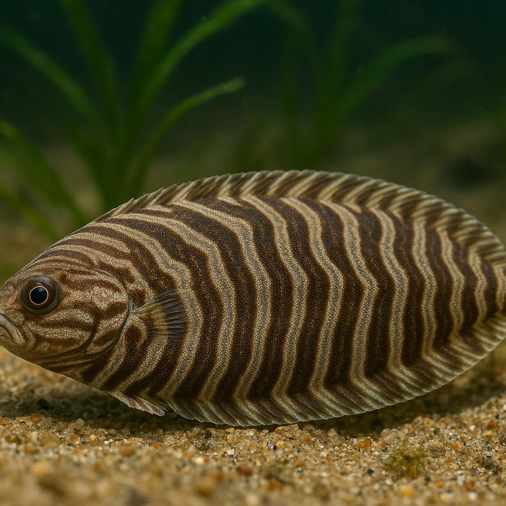 AI-generated illustration of Duskybanded sole